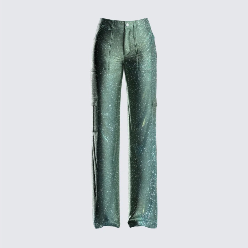 Finesse Dixon Shimmer Cargo Pants - Medium